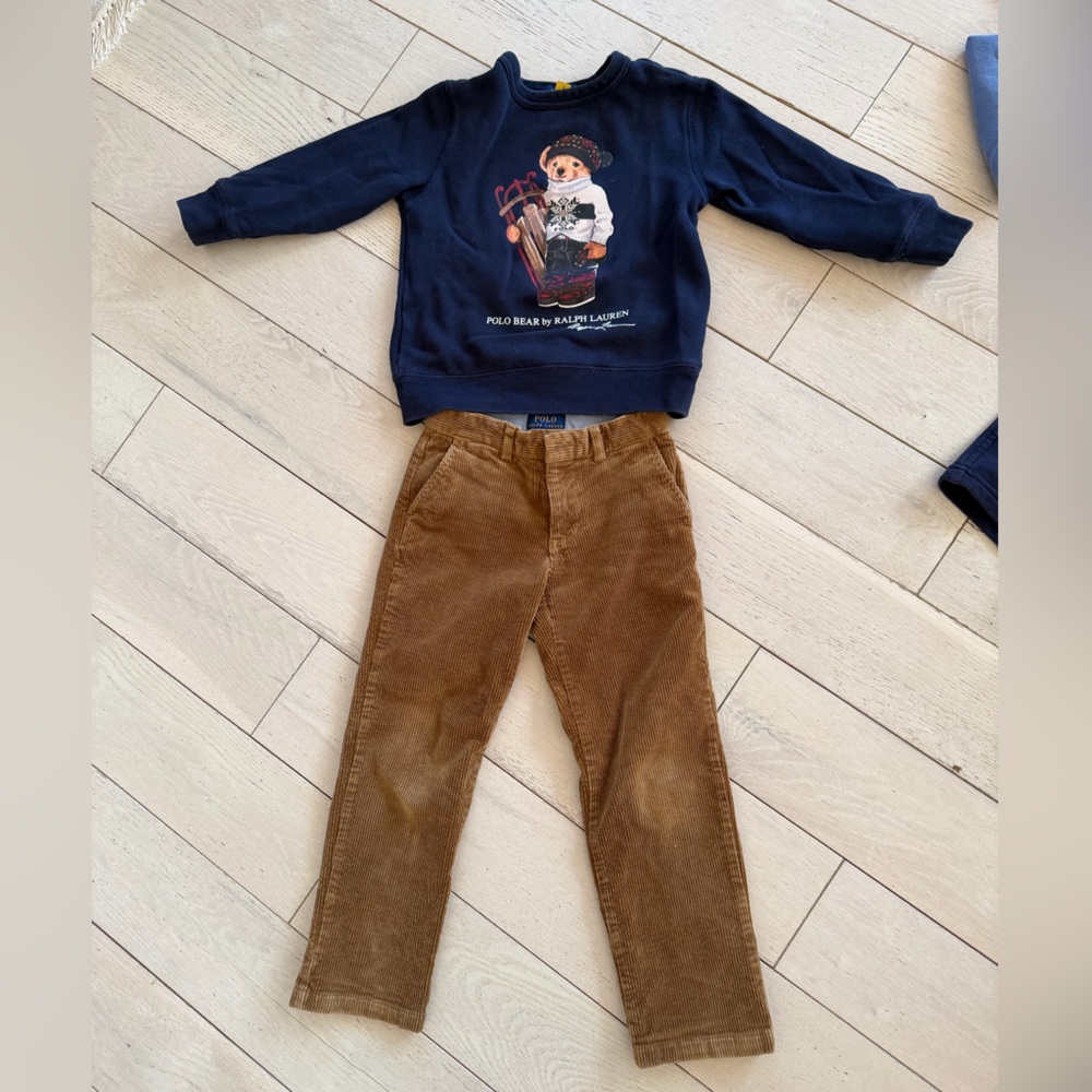 Kids Navy Blue Graphic Sweatshirt - Picture 3 of 5